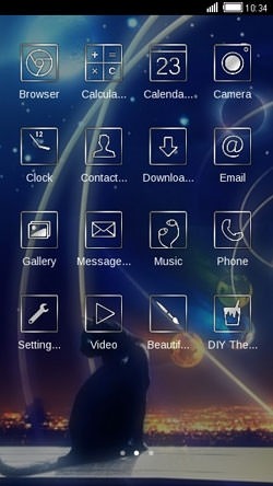 Cat CLauncher Android Theme Image 2