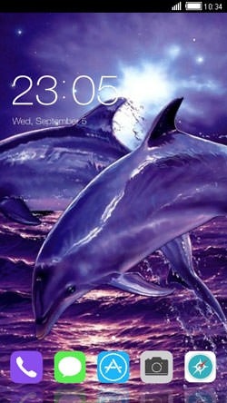 Dolphins CLauncher Android Theme Image 1