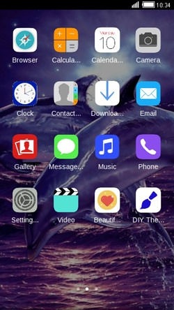 Dolphins CLauncher Android Theme Image 2