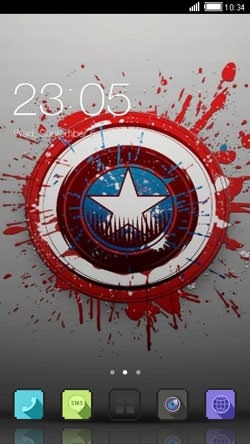 Captain America CLauncher Android Theme Image 1