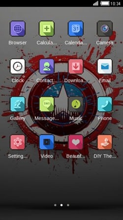 Captain America CLauncher Android Theme Image 2