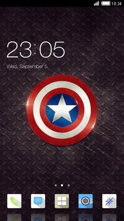 Captain America CLauncher Android Theme Image 1