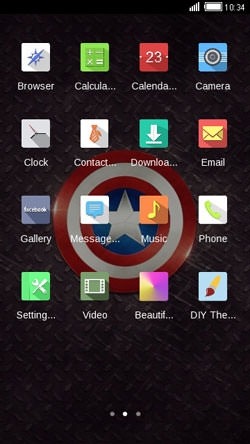Captain America CLauncher Android Theme Image 2
