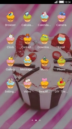 Cupcake CLauncher Android Theme Image 2