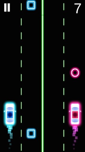 Neon 2 Cars Racing Android Game Image 1