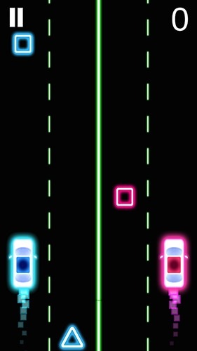 Neon 2 Cars Racing Android Game Image 2