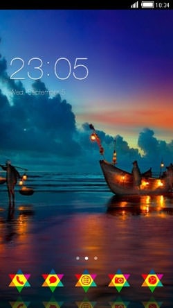 Floating Lanterns CLauncher Android Theme Image 1