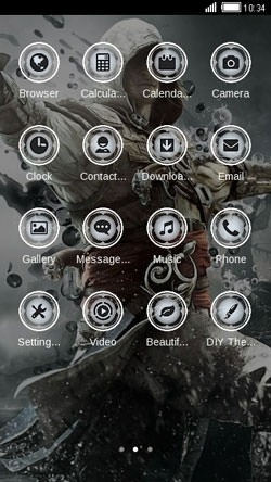 Assassin CLauncher Android Theme Image 2