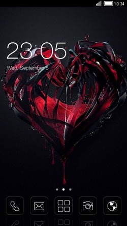 My Love CLauncher Android Theme Image 1