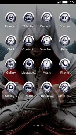 Assassin CLauncher Android Theme Image 2