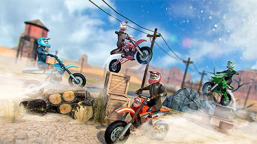 Realistic Bike 3D: Scooter Race Android Game Image 2