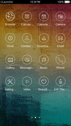 Galaxy CLauncher Android Theme Image 2