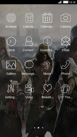 Assassin CLauncher Android Theme Image 2