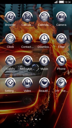 Hot Car CLauncher Android Theme Image 2