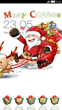 Santa CLauncher Android Theme Image 1