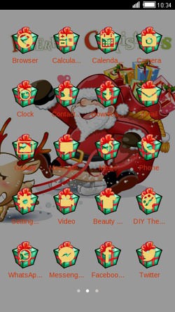 Santa CLauncher Android Theme Image 2