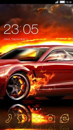 Hot Wheels CLauncher Android Theme Image 1