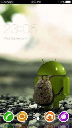 Android CLauncher Android Theme Image 1