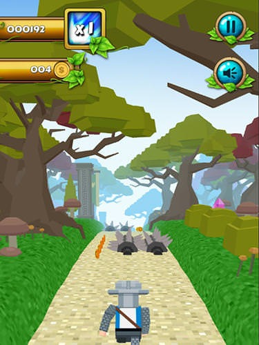 Infinite Minecraft Runner Android Game Image 1