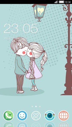 Innocent Love CLauncher Android Theme Image 1