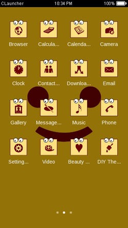 Smile CLauncher Android Theme Image 2