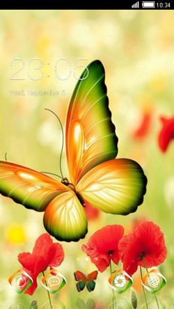 Butterfly CLauncher Android Theme Image 1