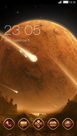 Meteor CLauncher Android Theme Image 1