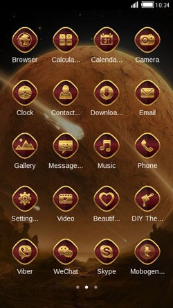 Meteor CLauncher Android Theme Image 2