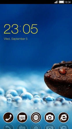 Caffe CLauncher Android Theme Image 1