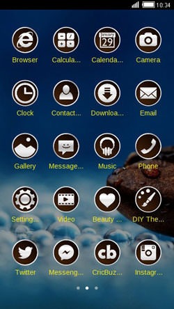 Caffe CLauncher Android Theme Image 2
