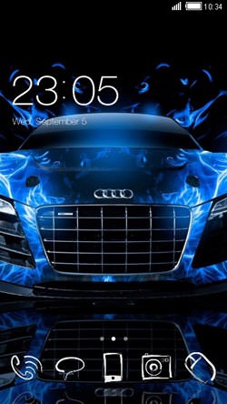 Audi CLauncher Android Theme Image 1