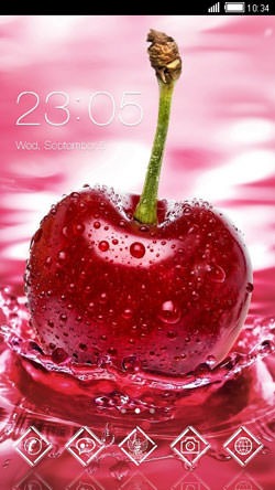 Cherry CLauncher Android Theme Image 1