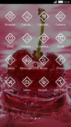 Cherry CLauncher Android Theme Image 2