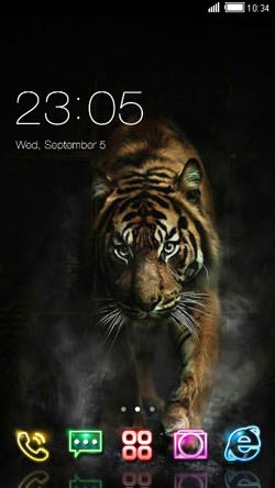 Tiger CLauncher Android Theme Image 1