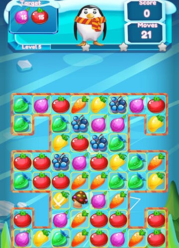 Winter Fruit Mania Android Game Image 1