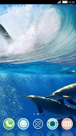 Dolphins CLauncher Android Theme Image 1