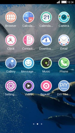 Dolphins CLauncher Android Theme Image 2