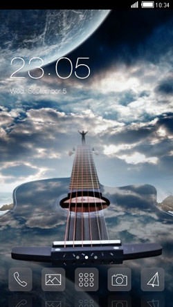 Guitar CLauncher Android Theme Image 1