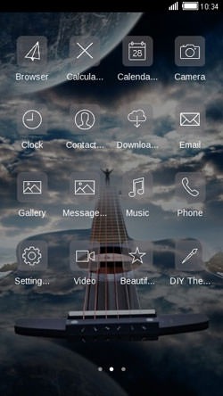 Guitar CLauncher Android Theme Image 2