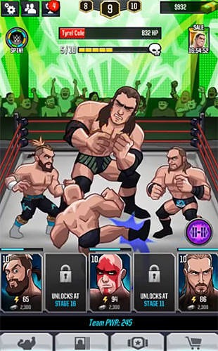 WWE Tap Mania Android Game Image 1