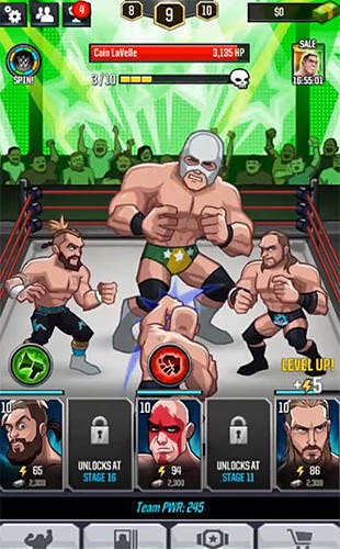 WWE Tap Mania Android Game Image 2