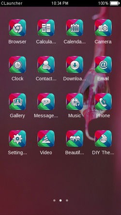 Love CLauncher Android Theme Image 2