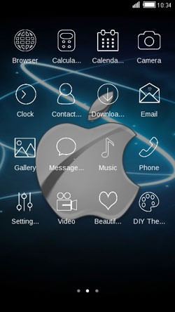 Apple CLauncher Android Theme Image 2