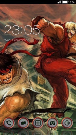 Street Fighter CLauncher Android Theme Image 1