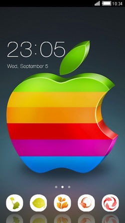 Apple CLauncher Android Theme Image 1