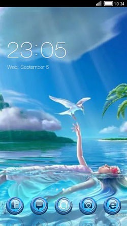 Fairy CLauncher Android Theme Image 1