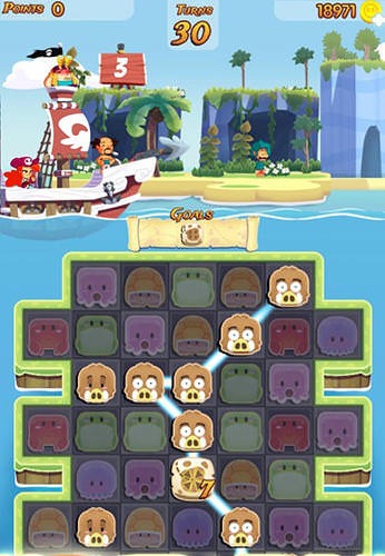Pirate Match Adventure Android Game Image 2