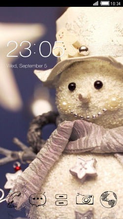 Snowman CLauncher Android Theme Image 1