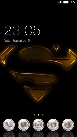 Superman CLauncher Android Theme Image 1