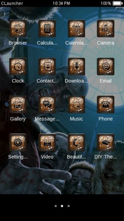 Zombies CLauncher Android Theme Image 2
